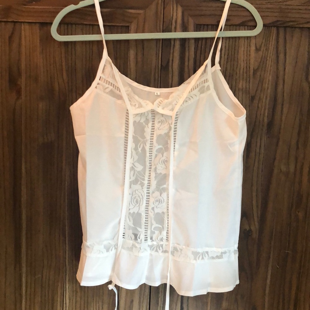 White summer top